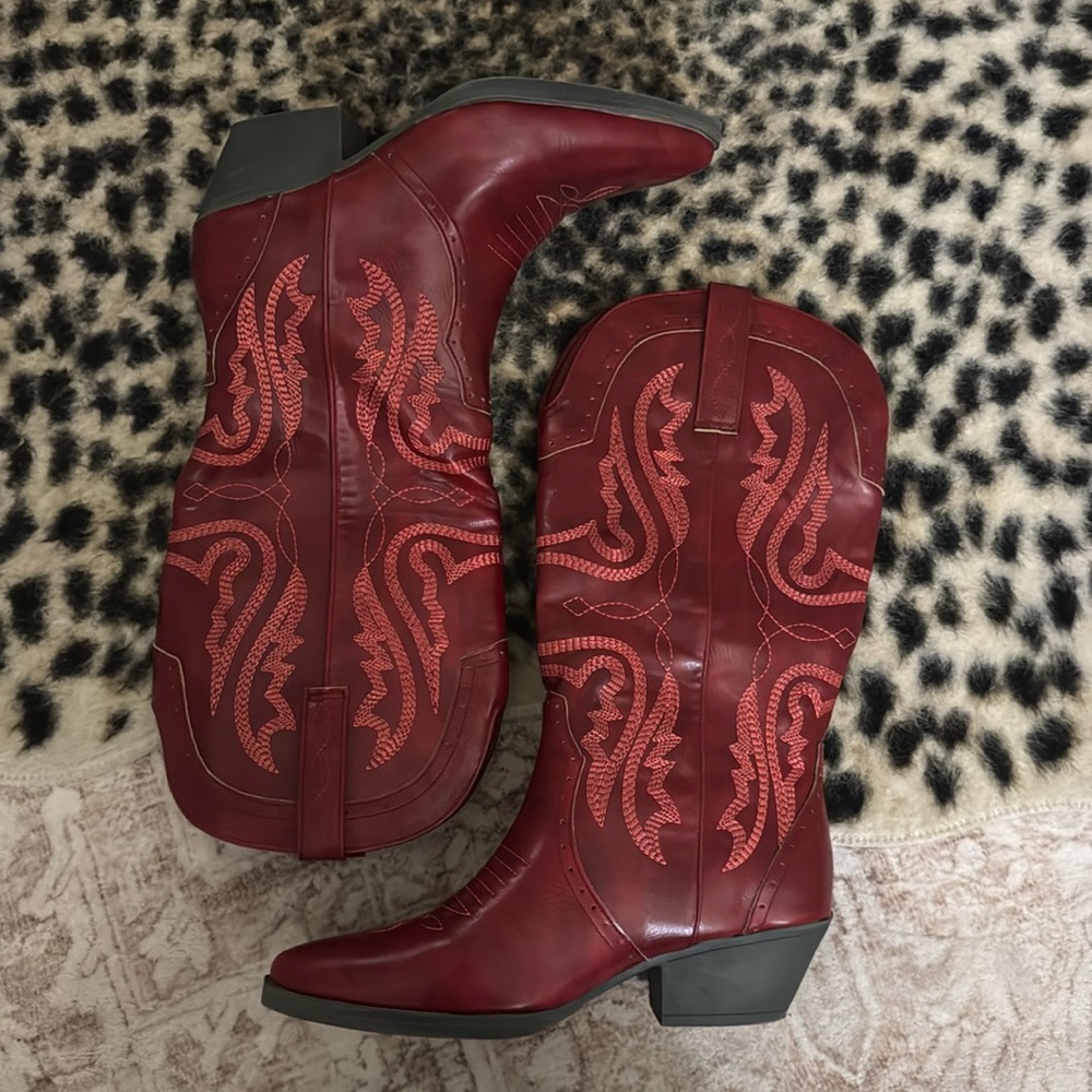 Dark Red boots from DSW
Worn once